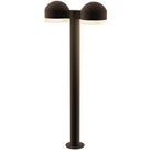 Sonneman 7308.DC.FW.72-WL REALS LED Double Bollard with Dome Cap in Textured Bronze