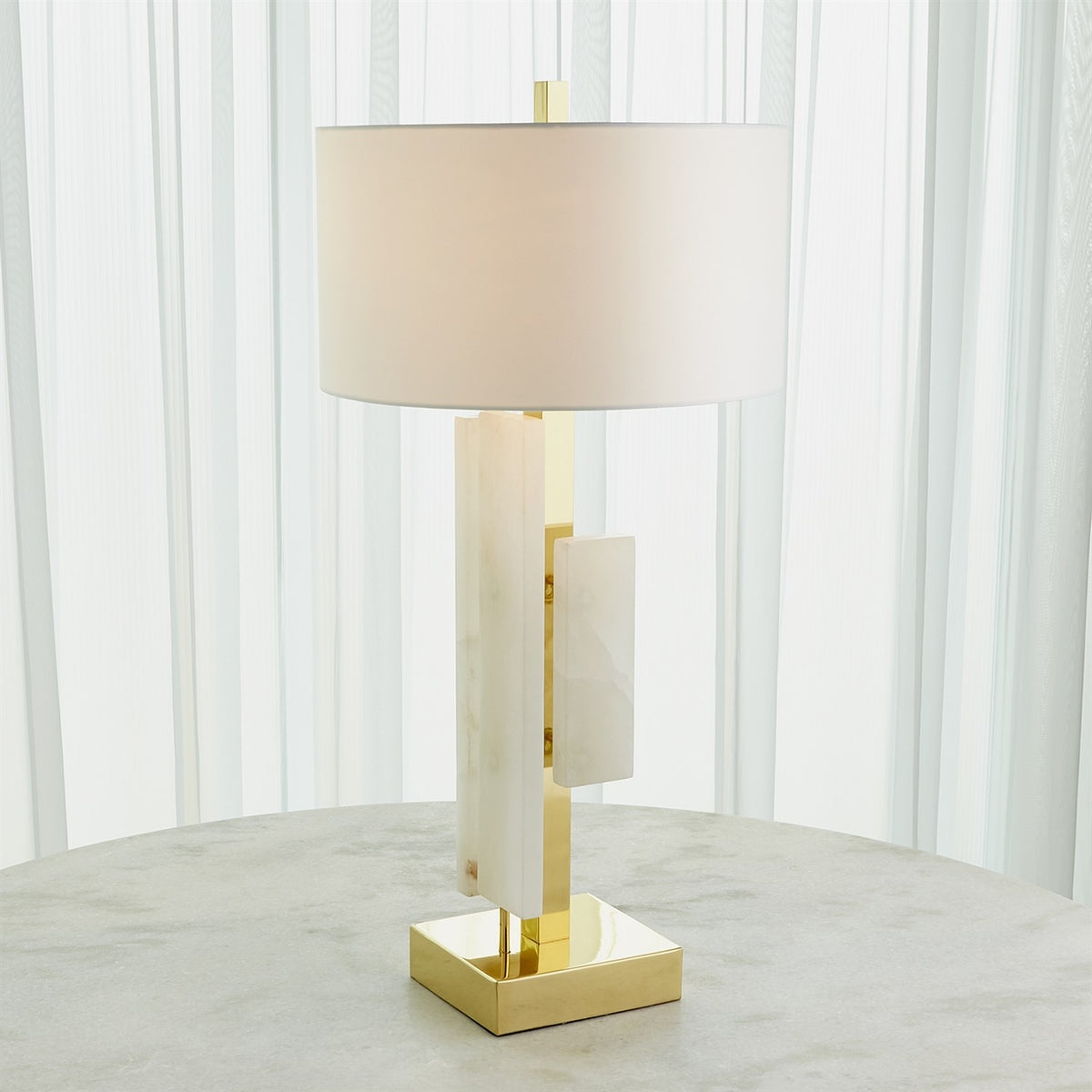 Posh Block Table Lamp