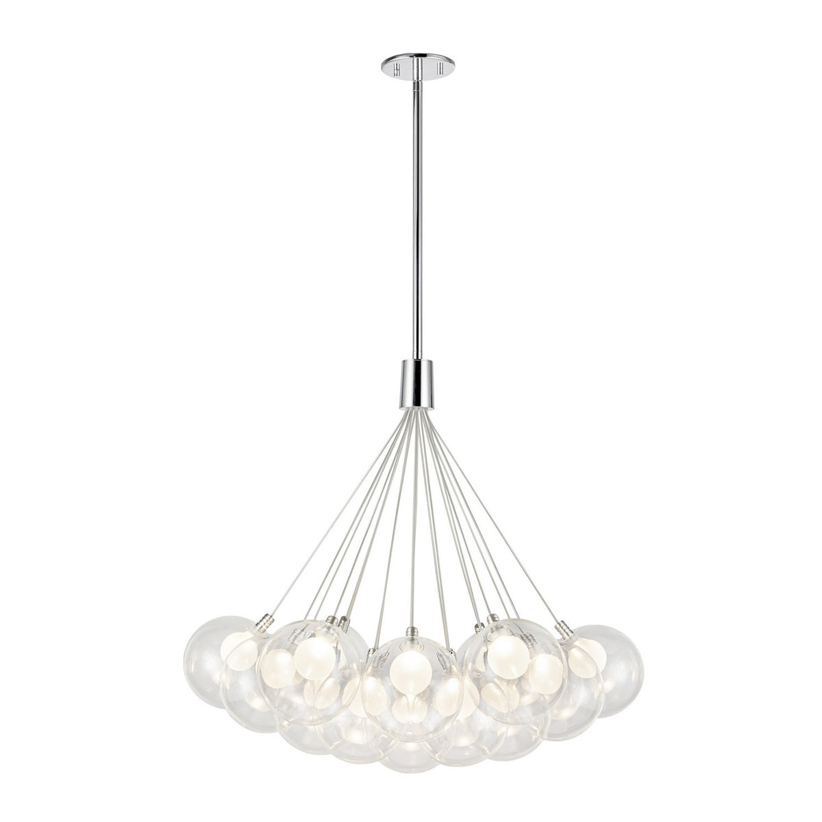 Kuzco Canada - CH3128 - LED Chandelier - Bolla - Chrome