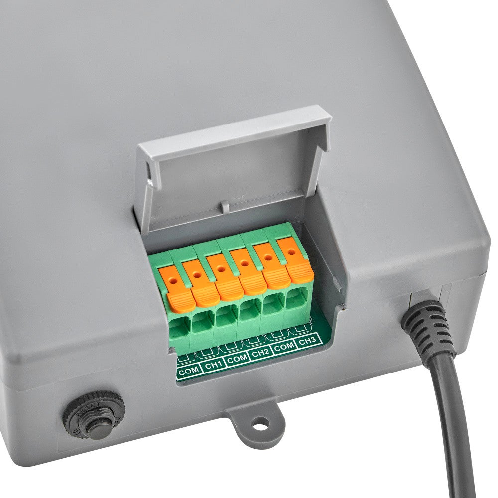 Transformateur intelligent d'éclairage paysager Hinkley Lighting 0200GY 200 W, gris