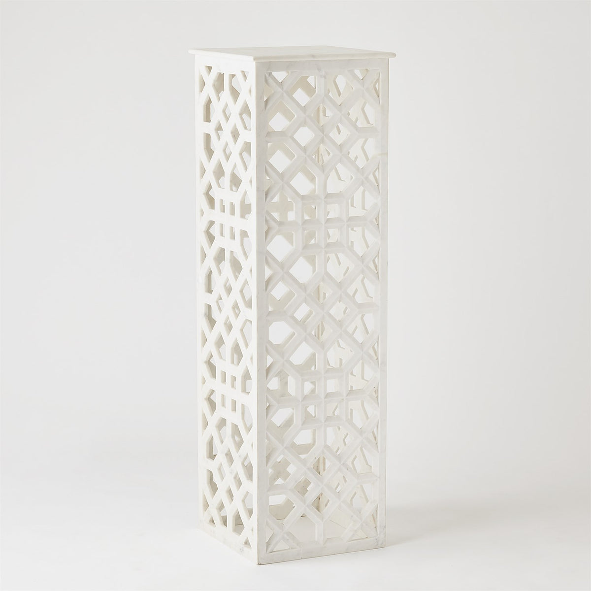 Marble Fret Pedestal