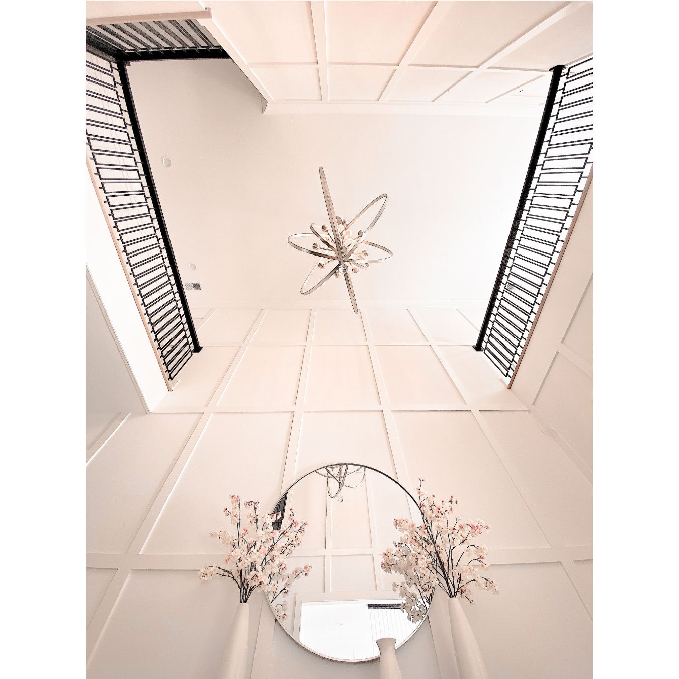 Crystorama - 587-SA - Nine Light Chandelier - Luna - Antique Silver