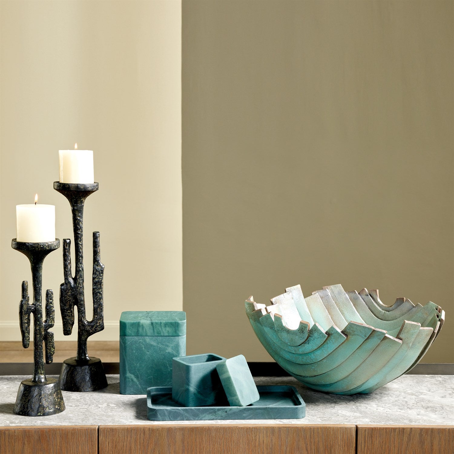 Verde Candlesticks