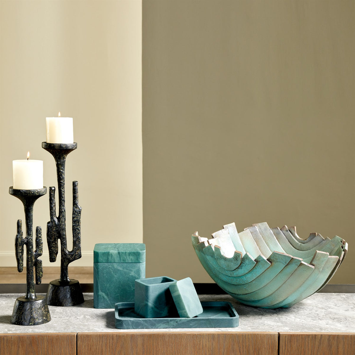 Verde Candlesticks