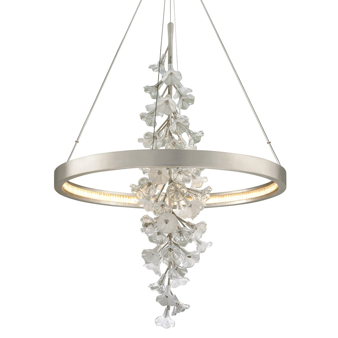 Corbett Lighting - 269-72 - LED Chandelier - Jasmine - Silver Leaf