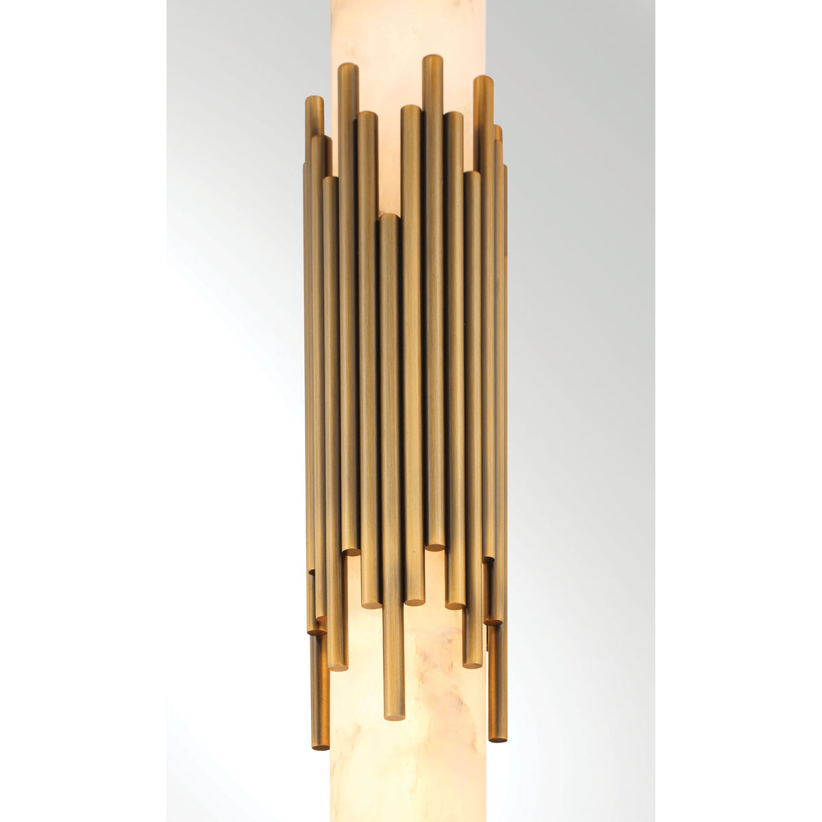 Eurofase 50353-026 Venna Albâtre LED Suspension en laiton antique