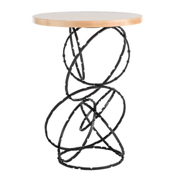Table d'appoint Olympus avec plateau en bois