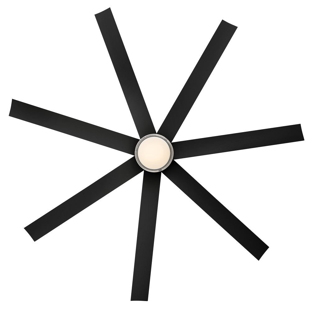 Éclairage intelligent LED Hinkley 910656FMB-LDD Ventilateur  en noir mat
