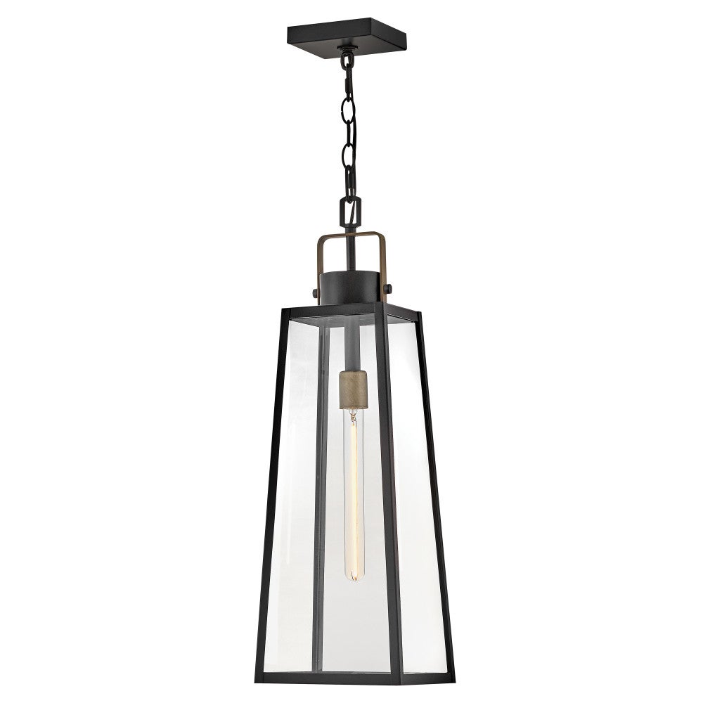 Lark 82002BK Hugh Hanging Lantern in Black
