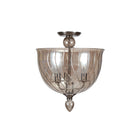 Crystorama - 9843-CH-CG - Three Light Ceiling Mount - Harper - Polished Chrome