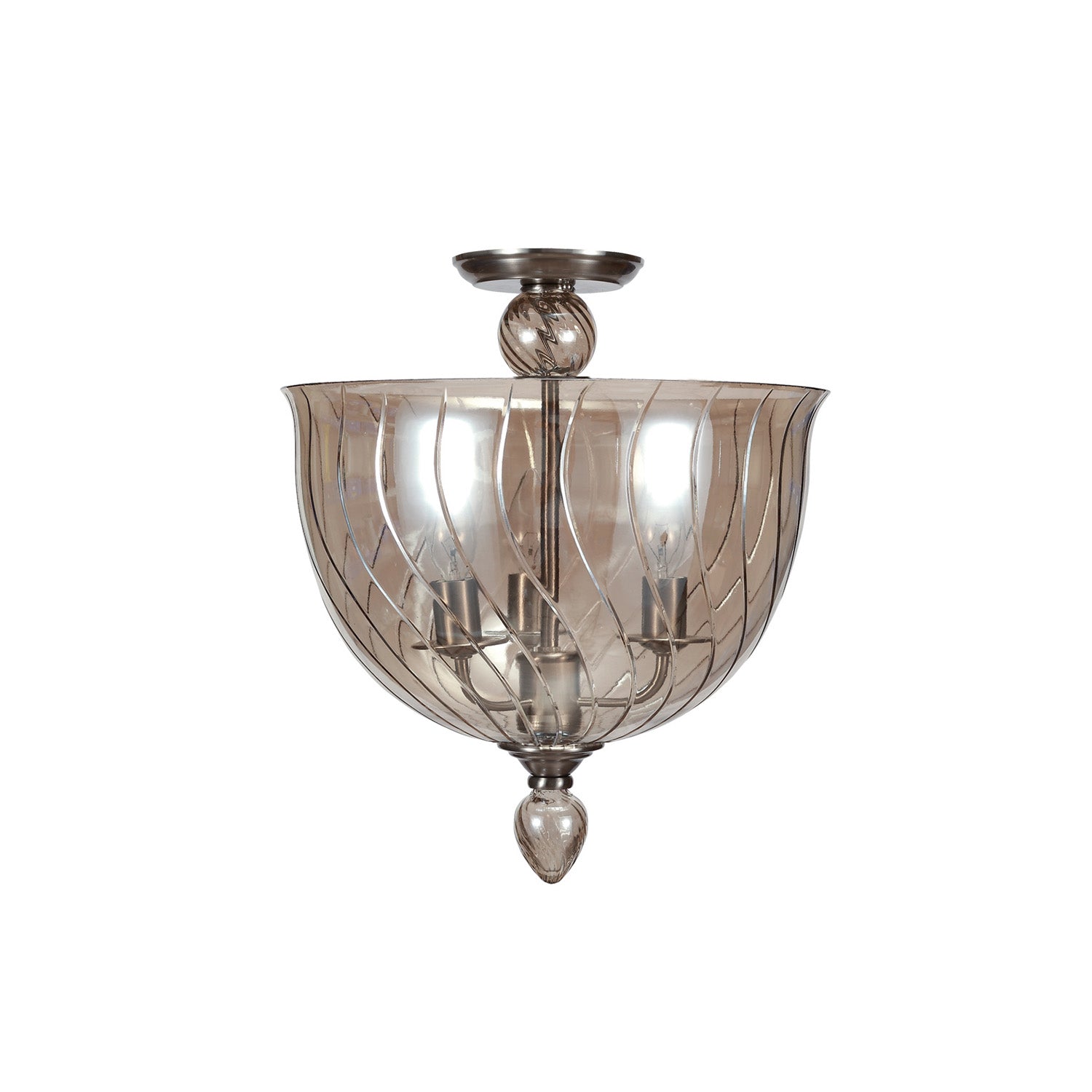 Crystorama - 9843-CH-CG - Three Light Ceiling Mount - Harper - Polished Chrome