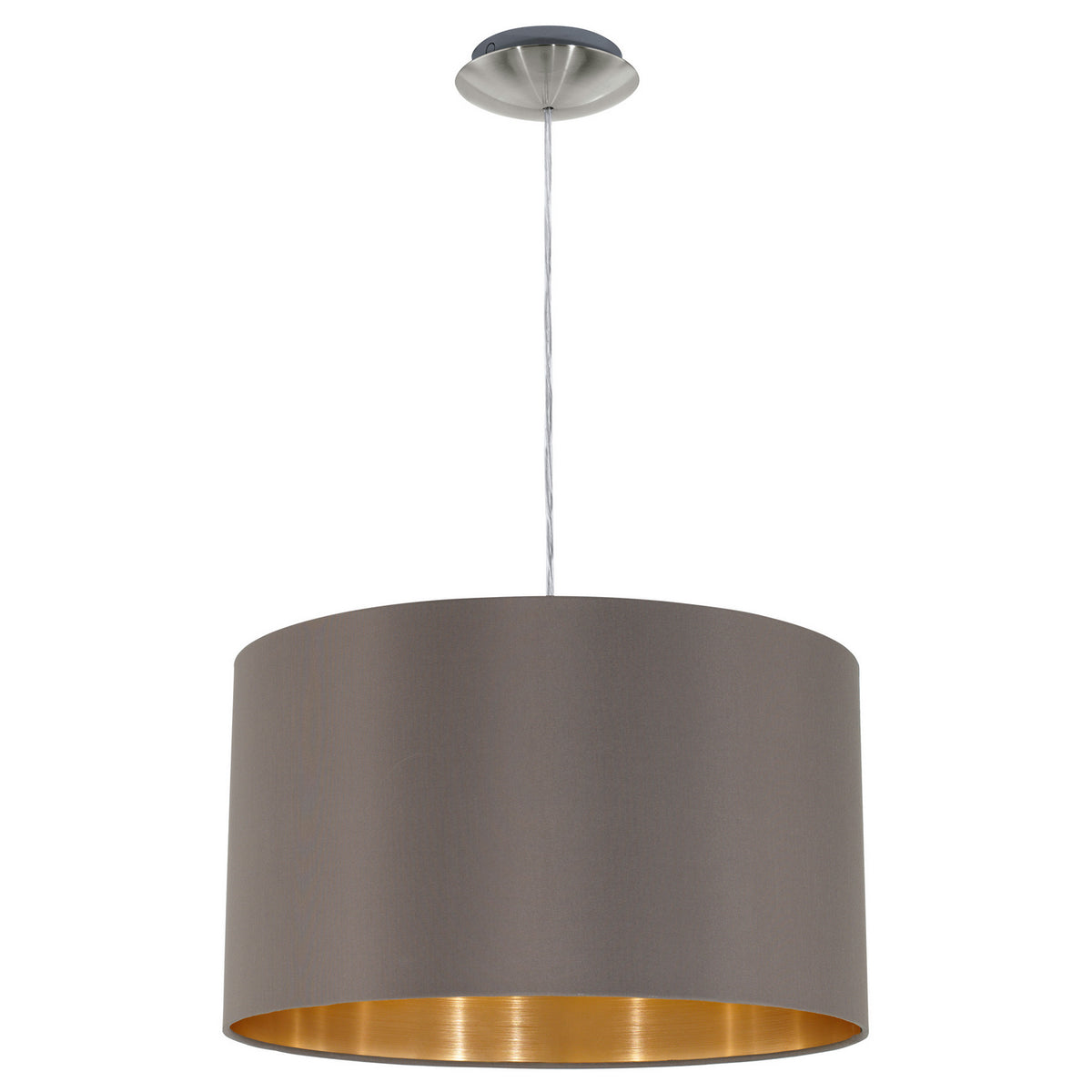 Eglo Canada - 31603A - One Light Pendant - Maserlo - Satin Nickel