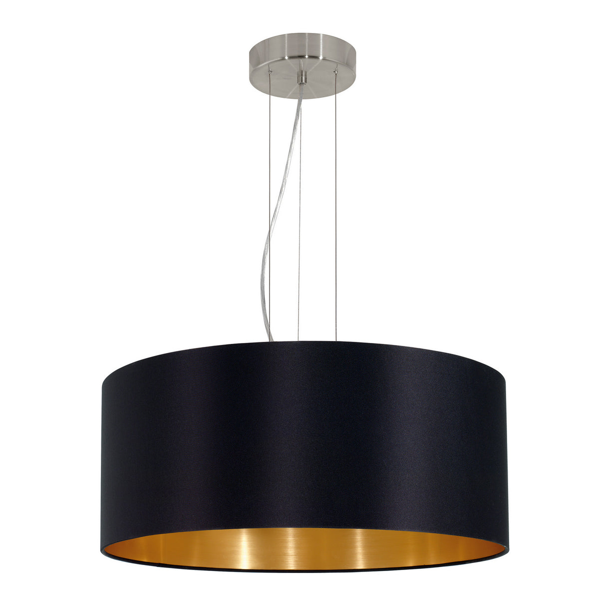 Eglo Canada - 31605A - Three Light Pendant - Maserlo - Satin Nickel