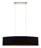 Eglo Canada - 31616A - Deux lumières Suspension - Maserlo - Nickel satiné