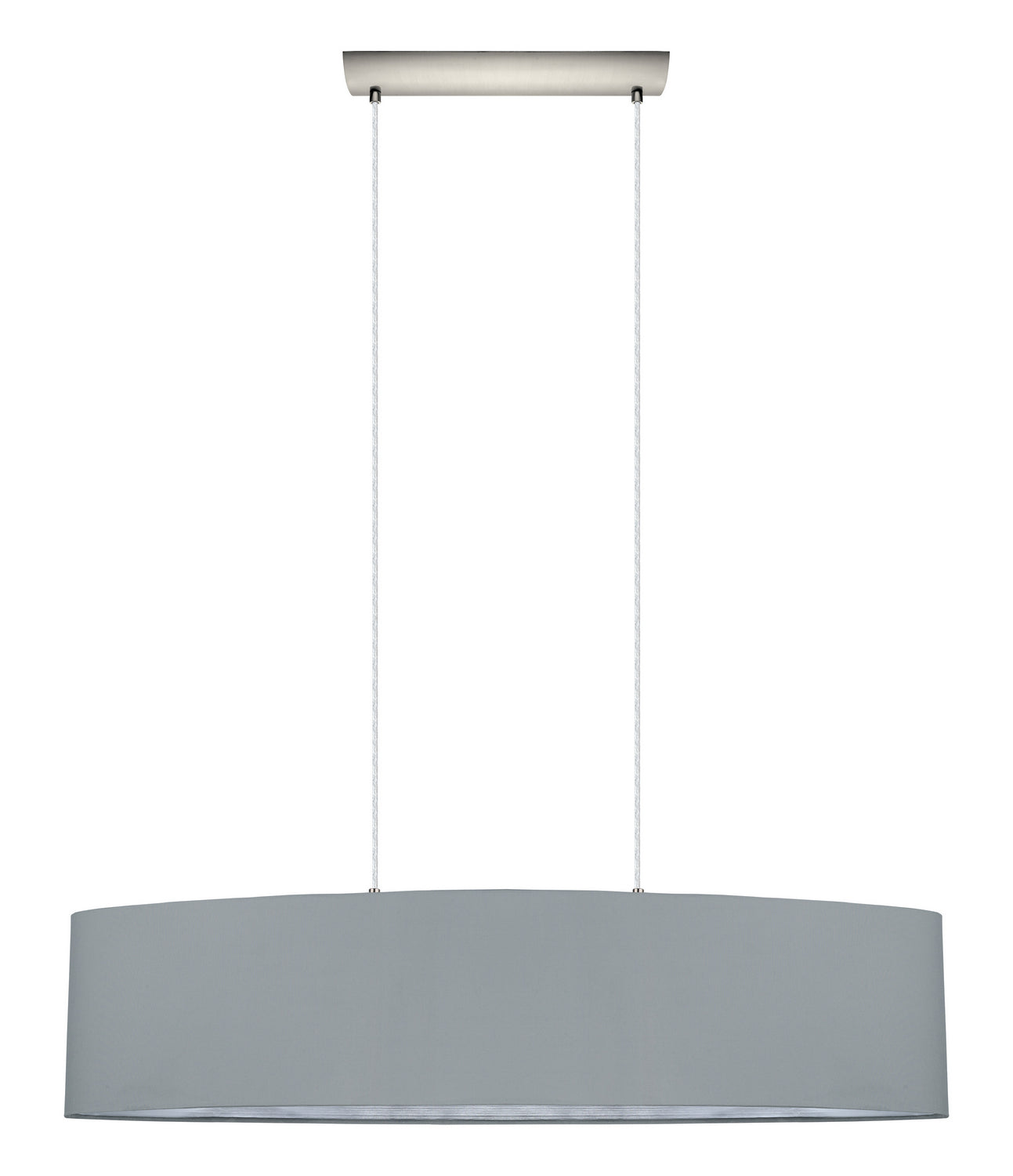 Eglo Canada - 31617A - Deux lumières Suspension - Maserlo - Nickel satiné