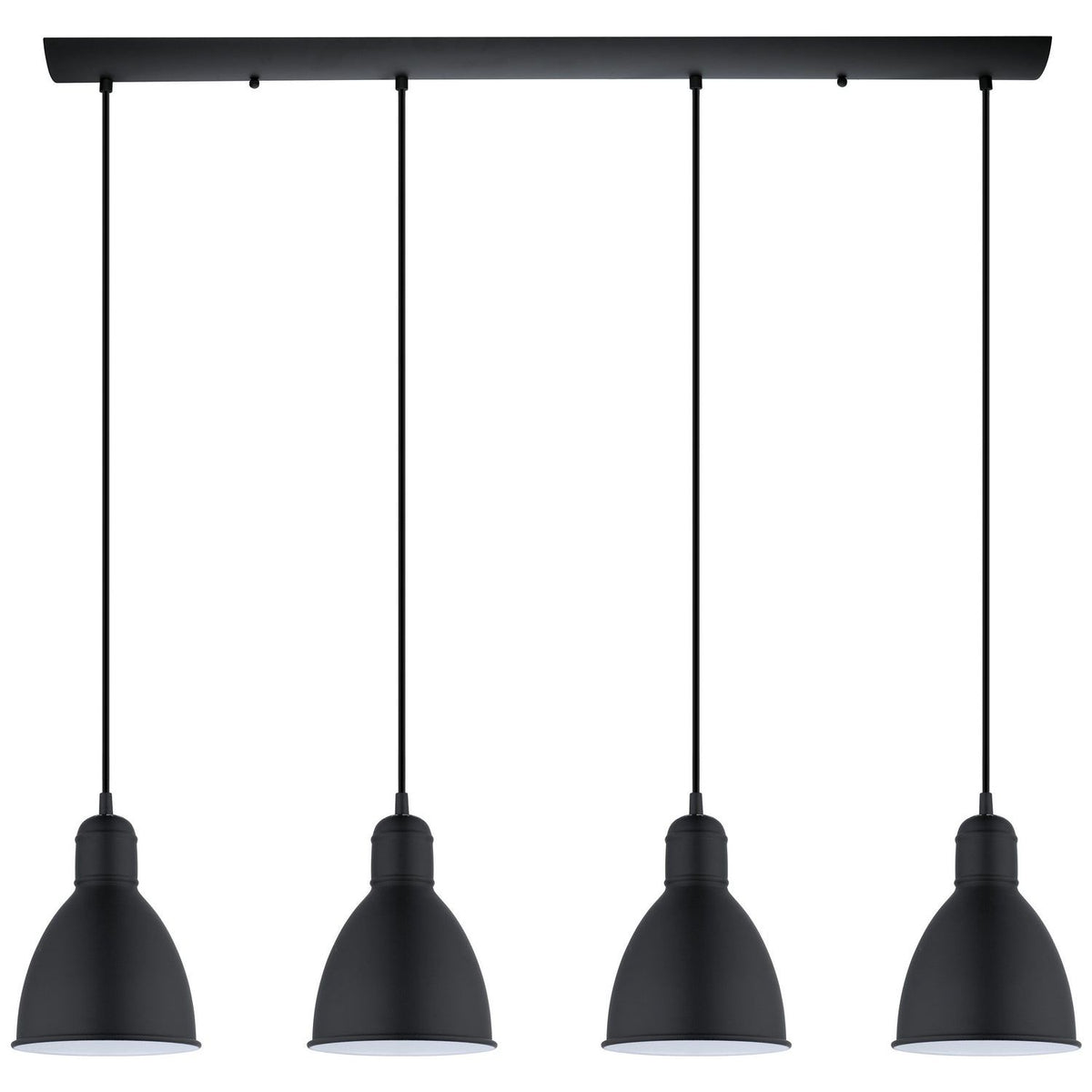 Eglo Canada - 49466A - Four Light Suspension - Priddy - Black