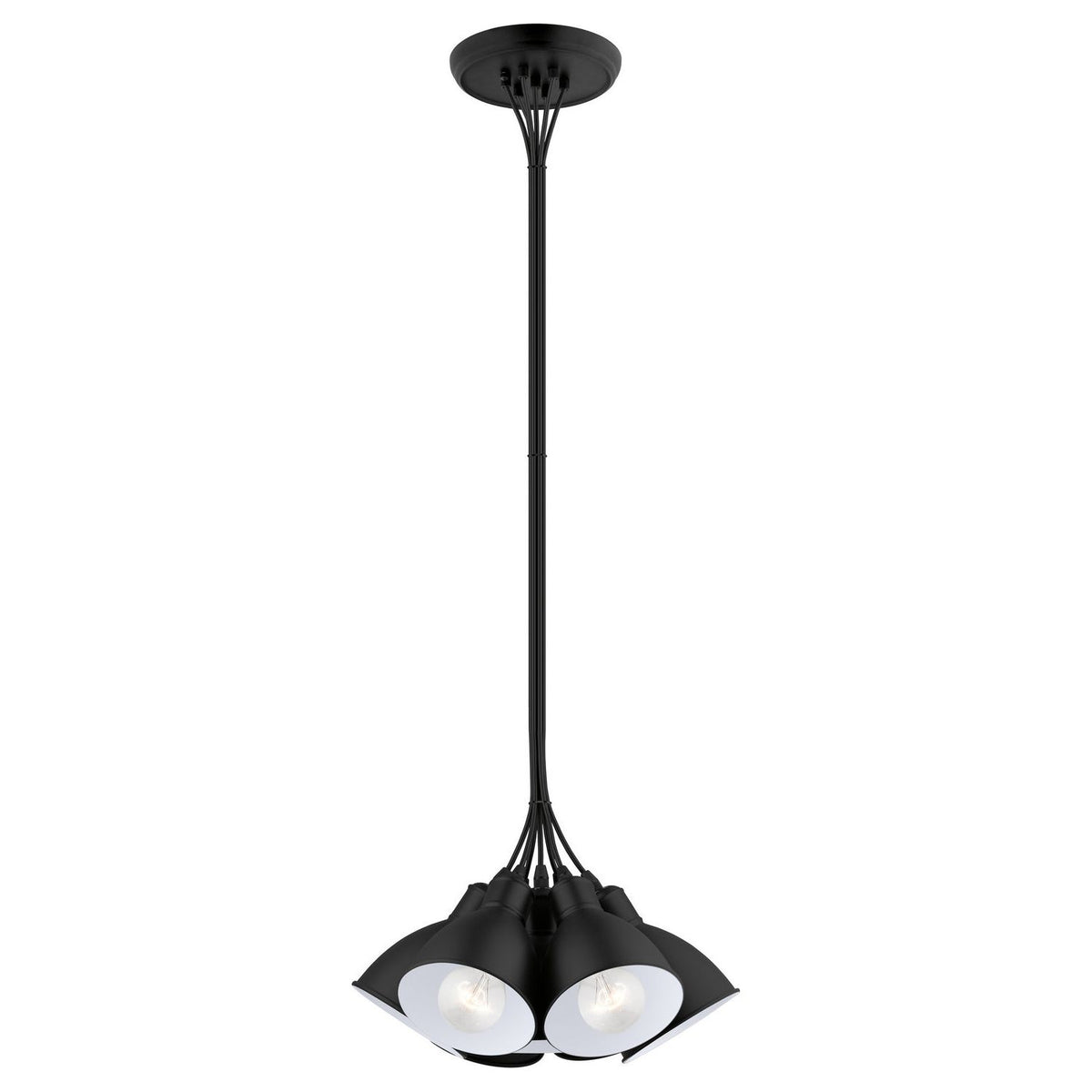 Eglo Canada - 49467A - Seven Light Suspension - Priddy - Black