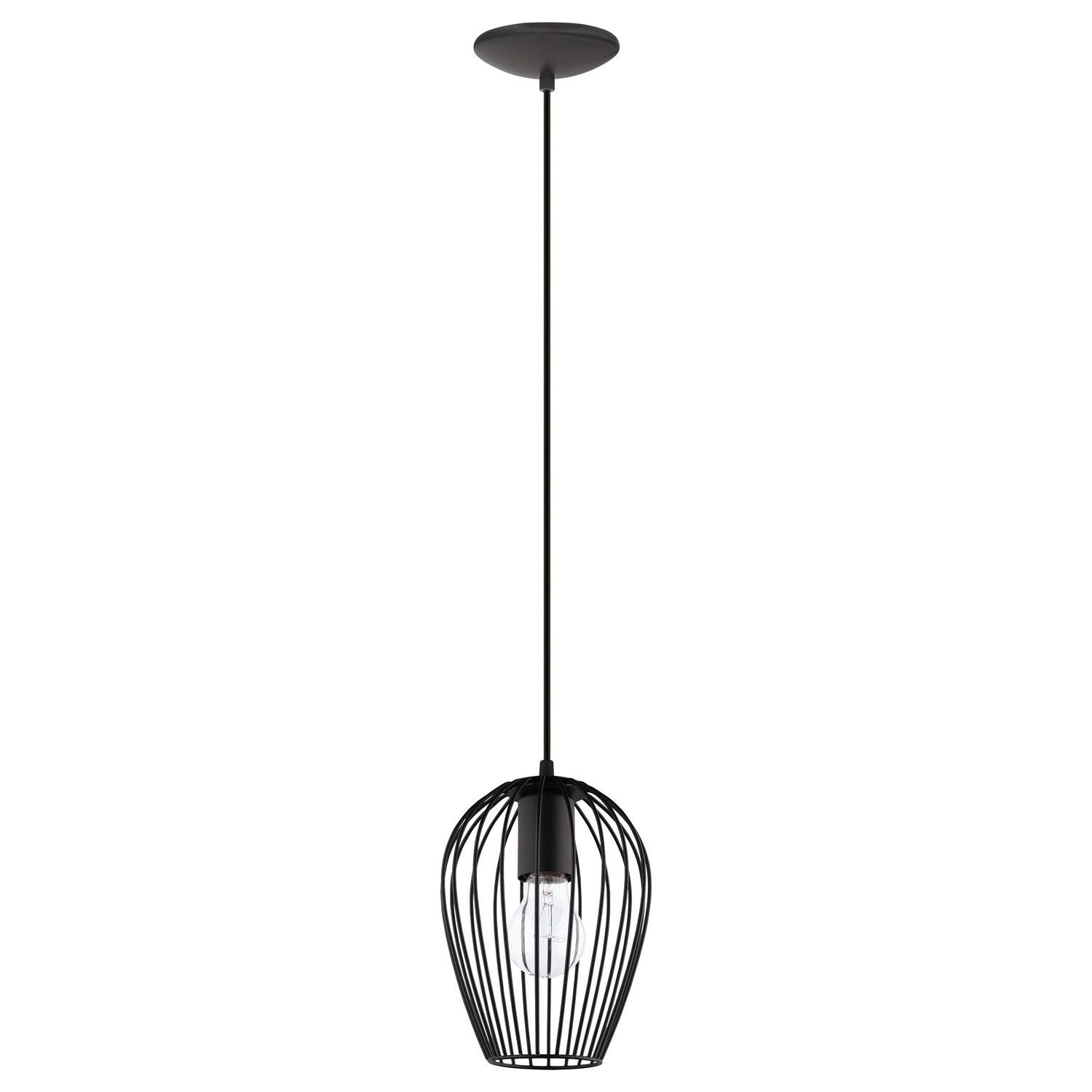 Eglo Canada - 49477A - One Light Suspension - Newtown - Black