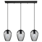 Eglo Canada - 49478A - Three Light Suspension - Newtown - Black