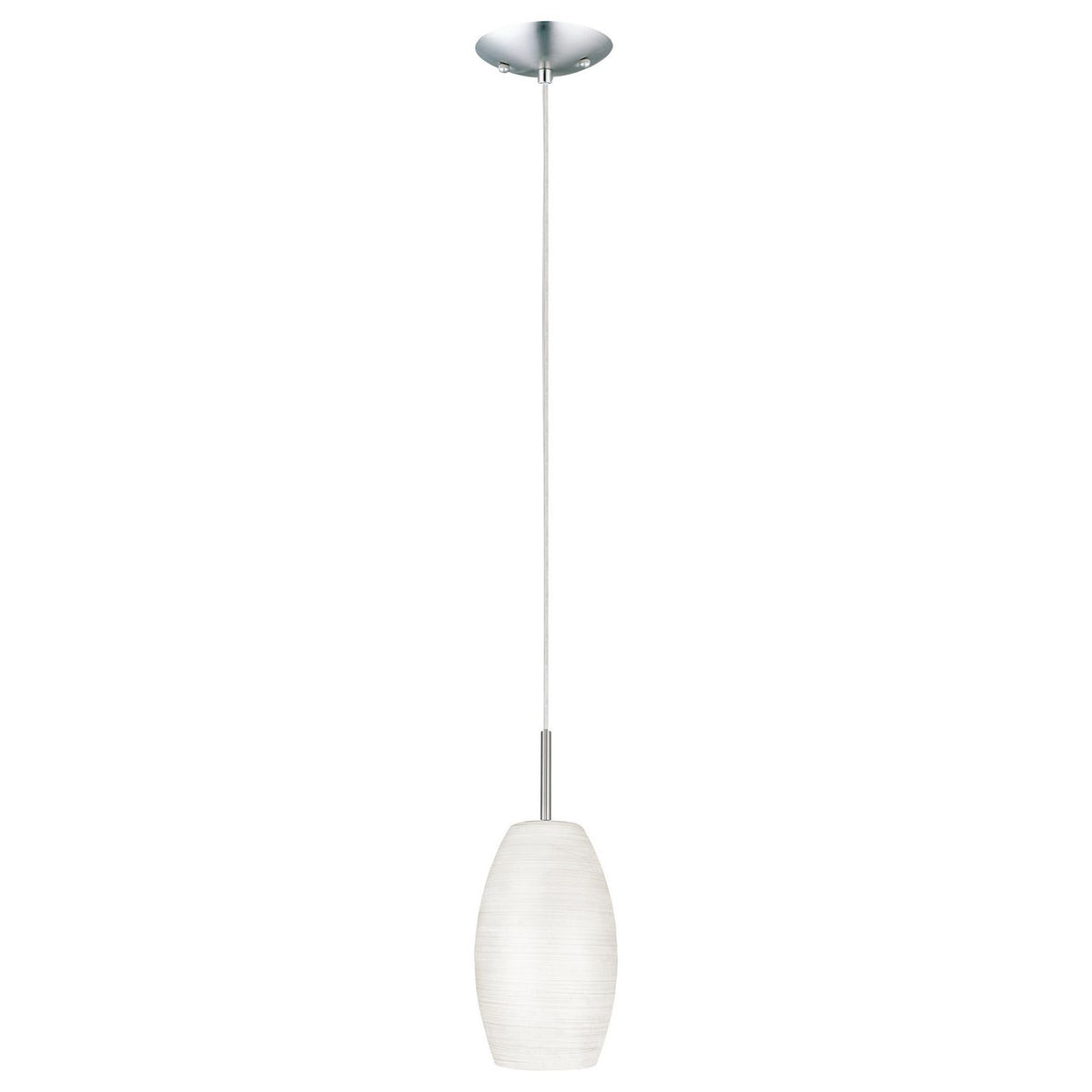 Eglo Canada - 88953A - One Light Suspension - Batista 1 - Matte Nickel