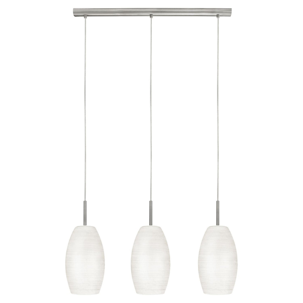 Eglo Canada - 88954A - Three Light Suspension - Batista 1 - Matte Nickel
