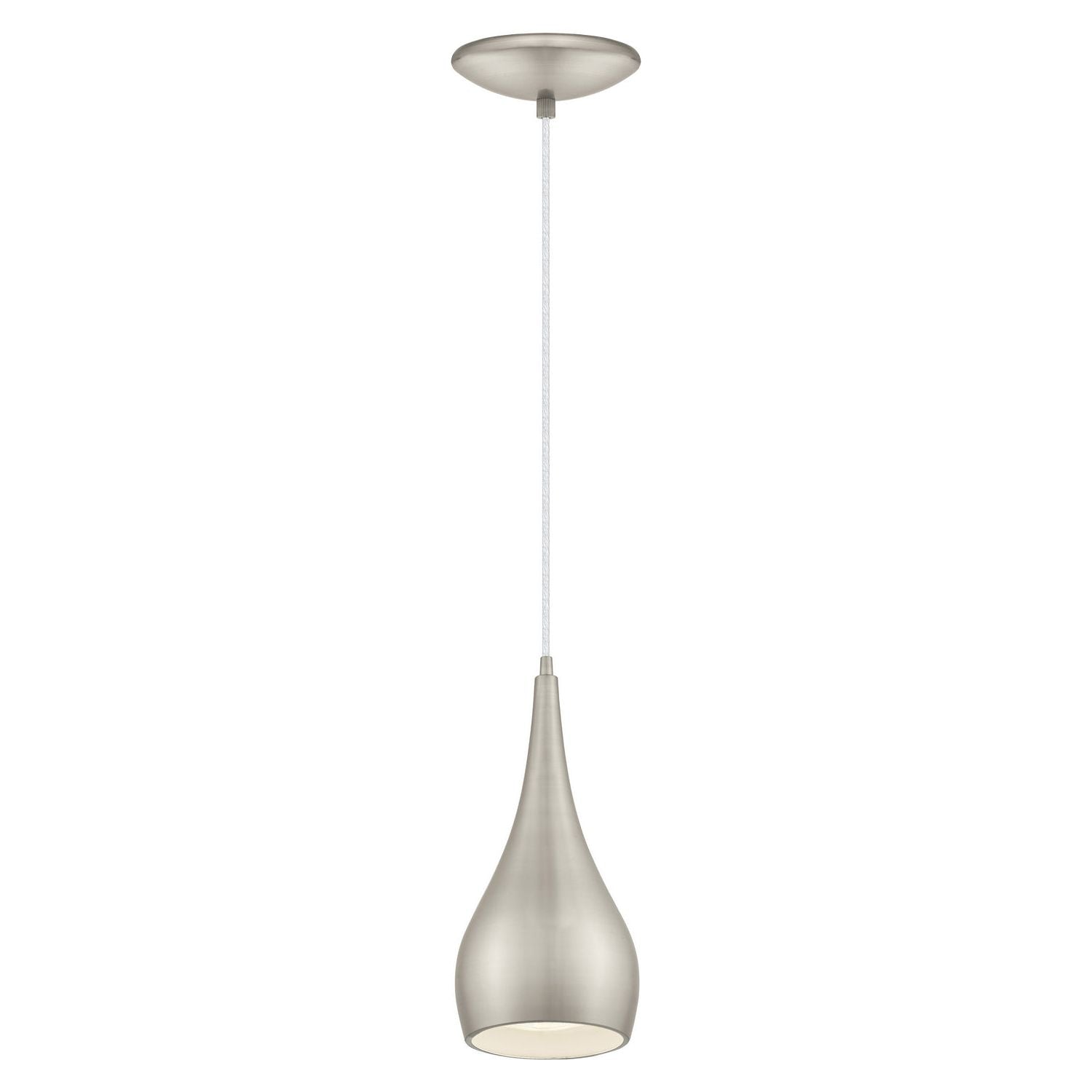 Eglo Canada - 92076A - One Light Suspension - Reale - Matte Nickel