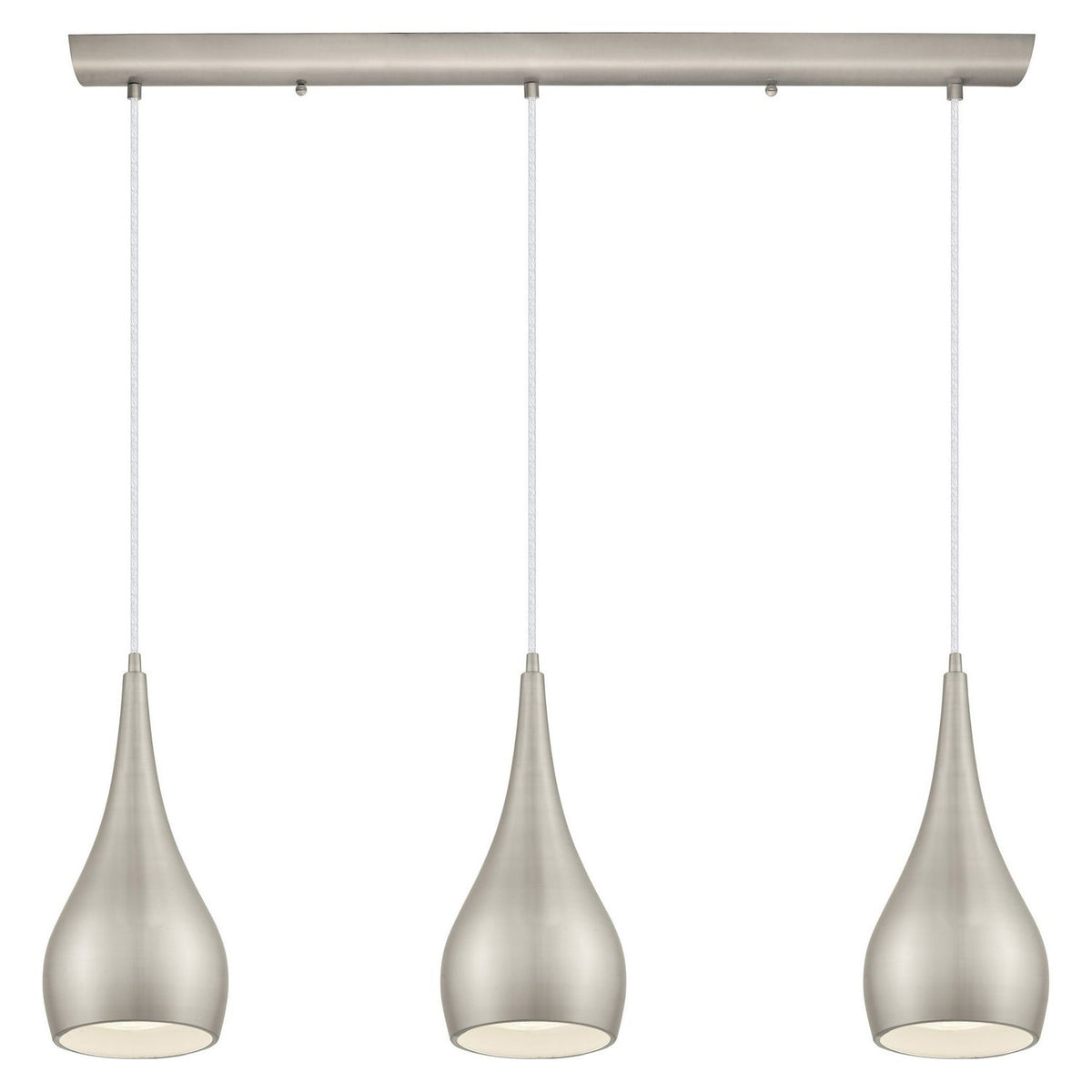 Eglo Canada - 92077A - Three Light Suspension - Reale - Matte Nickel