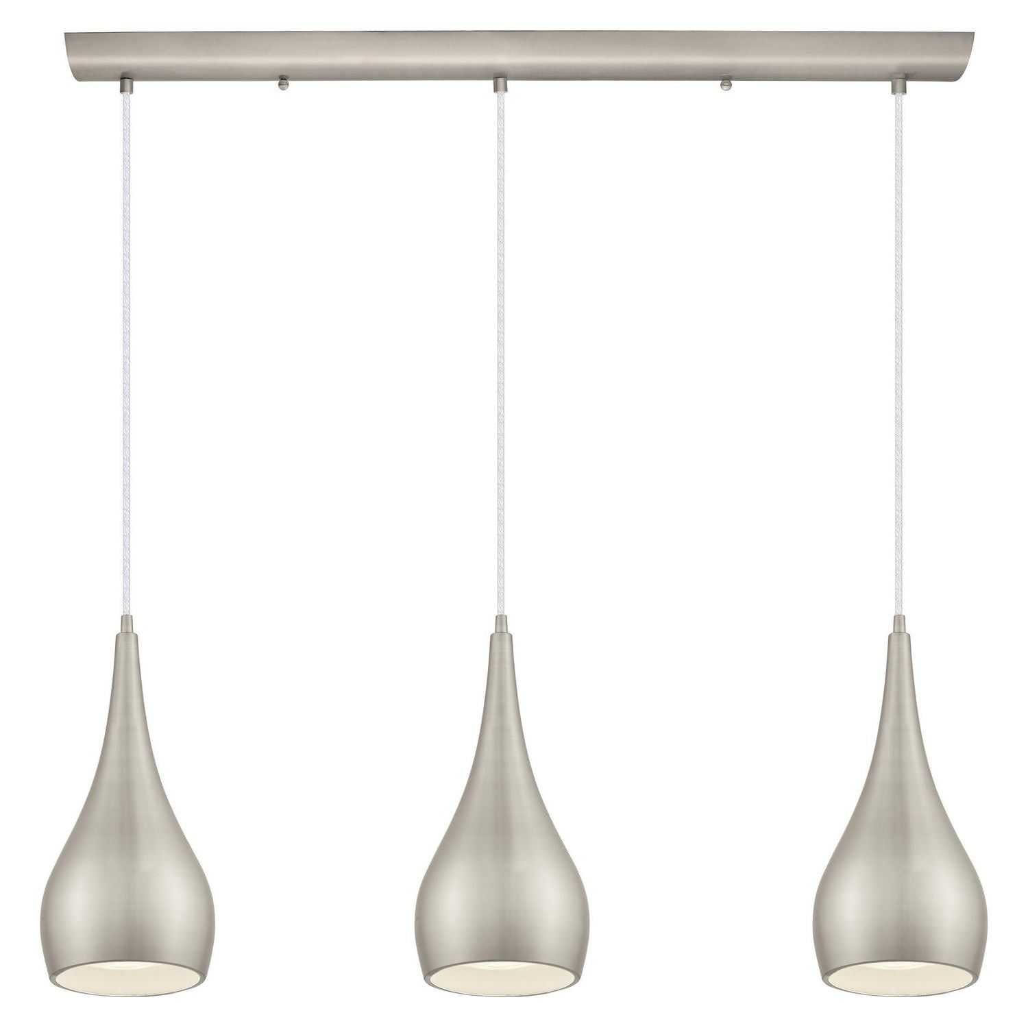 Eglo Canada - 92077A - Three Light Suspension - Reale - Matte Nickel