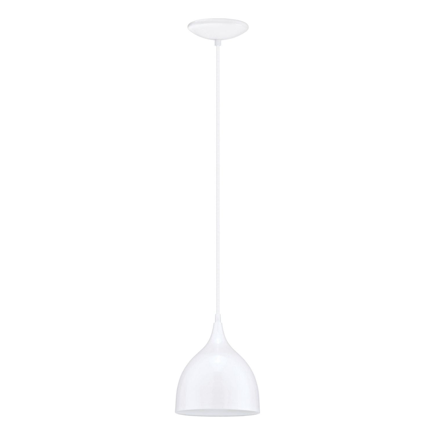 Eglo Canada - 92716A - One Light Suspension - Coretto - Glossy White