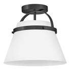 Lark 83051BK Tori Semi-Plafonnier en noir