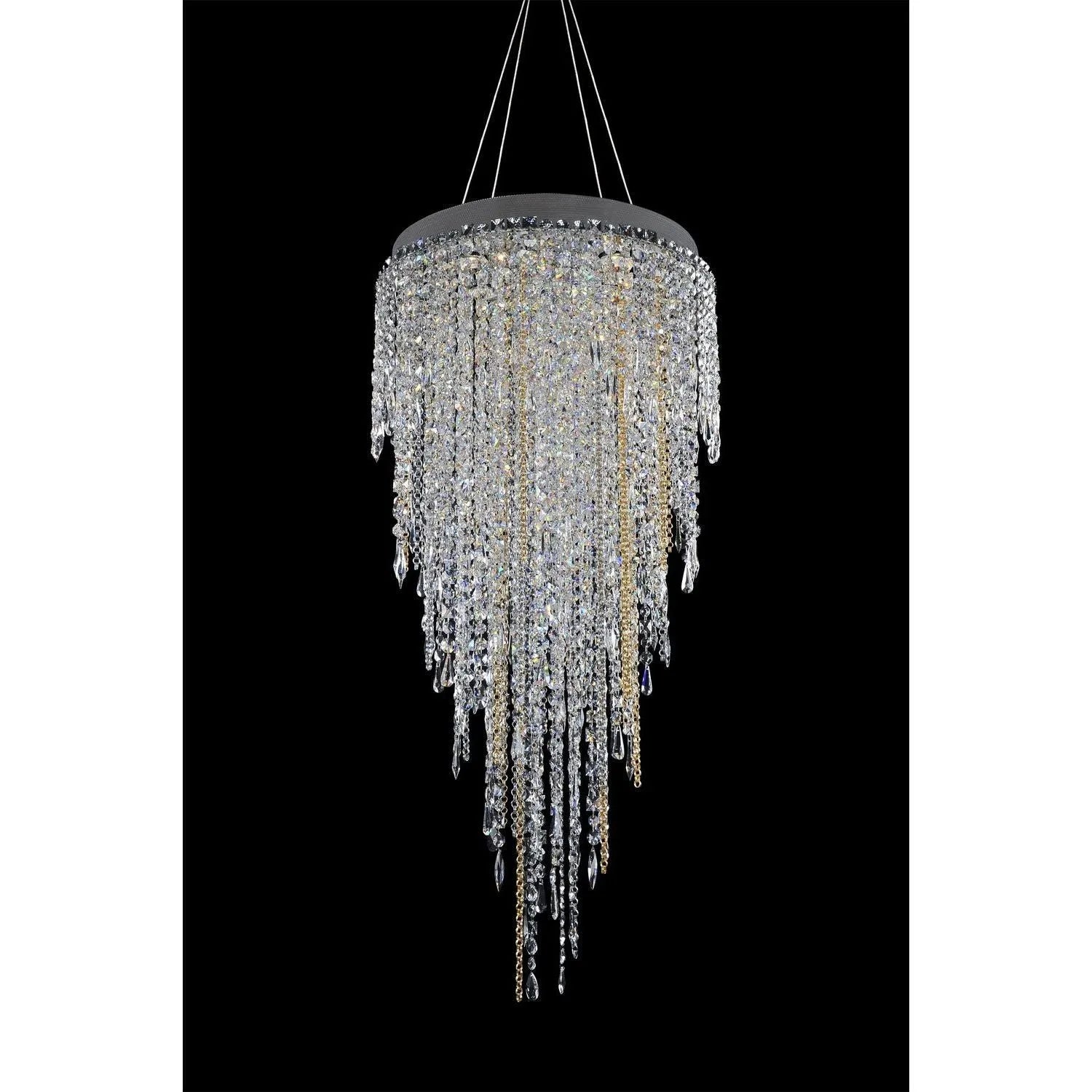 Allegri - 028251-010-FR001 - Ten Light Convertible Pendant - Flush Mount - Tenuta - Chrome