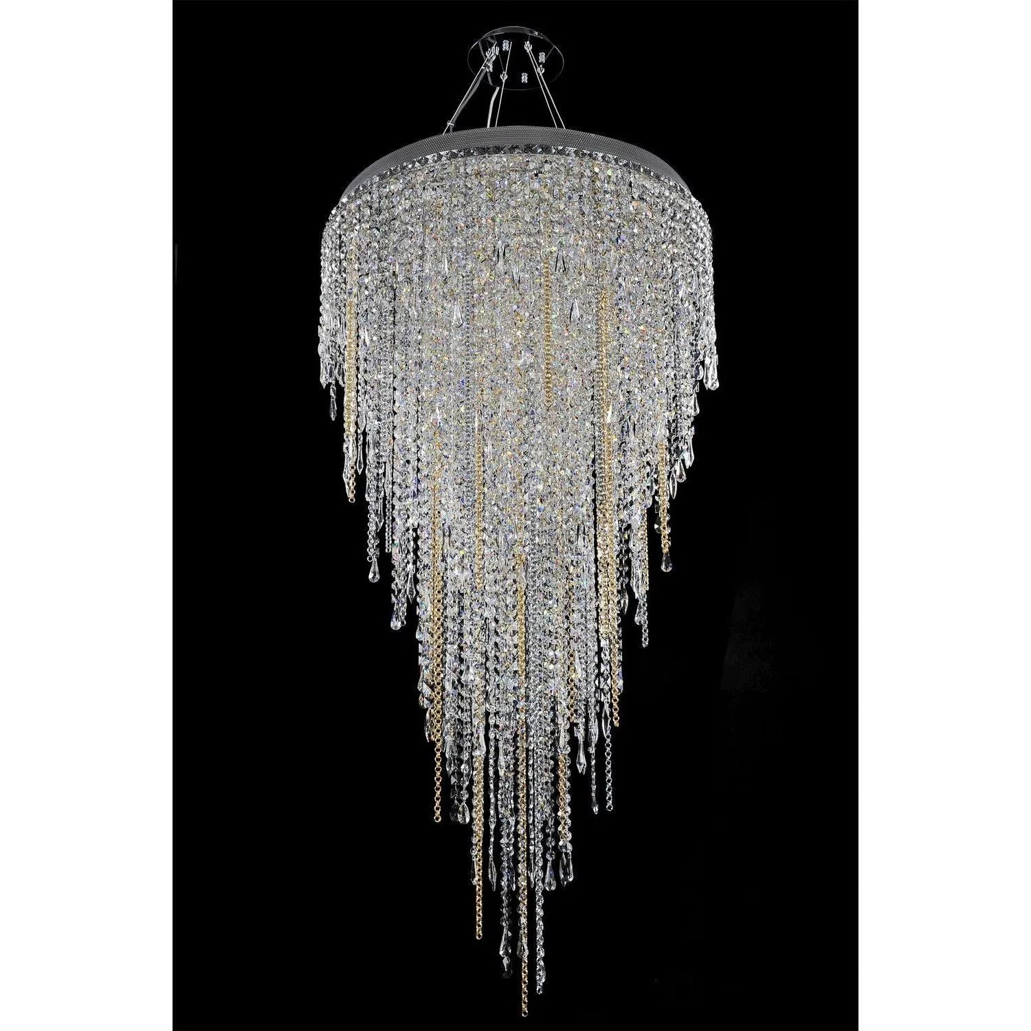 Allegri - 028252-010-FR001 - 16 Light Convertible Pendant - Flush Mount - Tenuta - Chrome