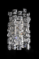 Allegri Crystal 028921-010-FR001 Dolo Murale en chrome avec cristal clair Firenze