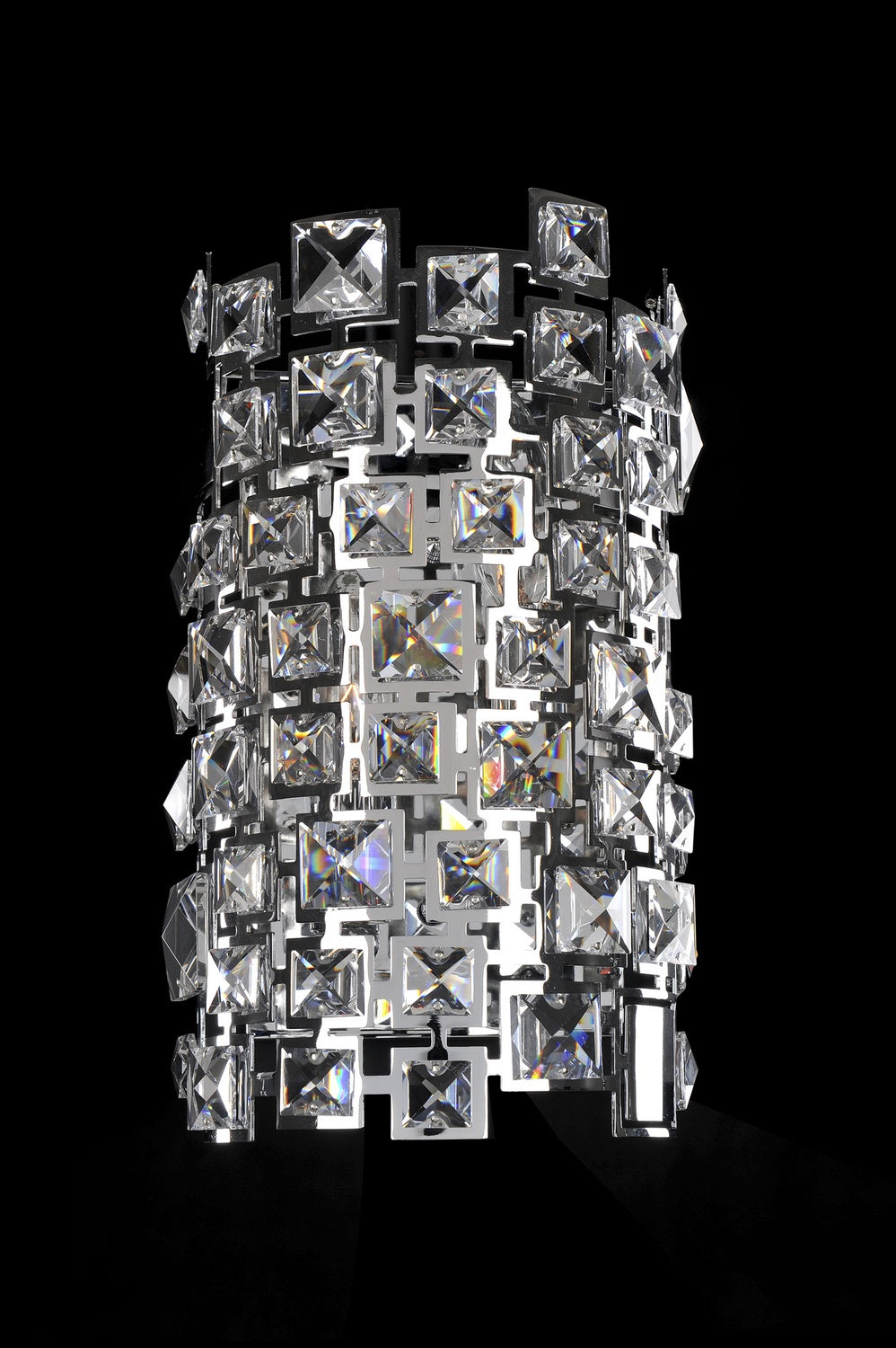 Allegri Crystal 028921-010-FR001 Dolo Murale en chrome avec cristal clair Firenze