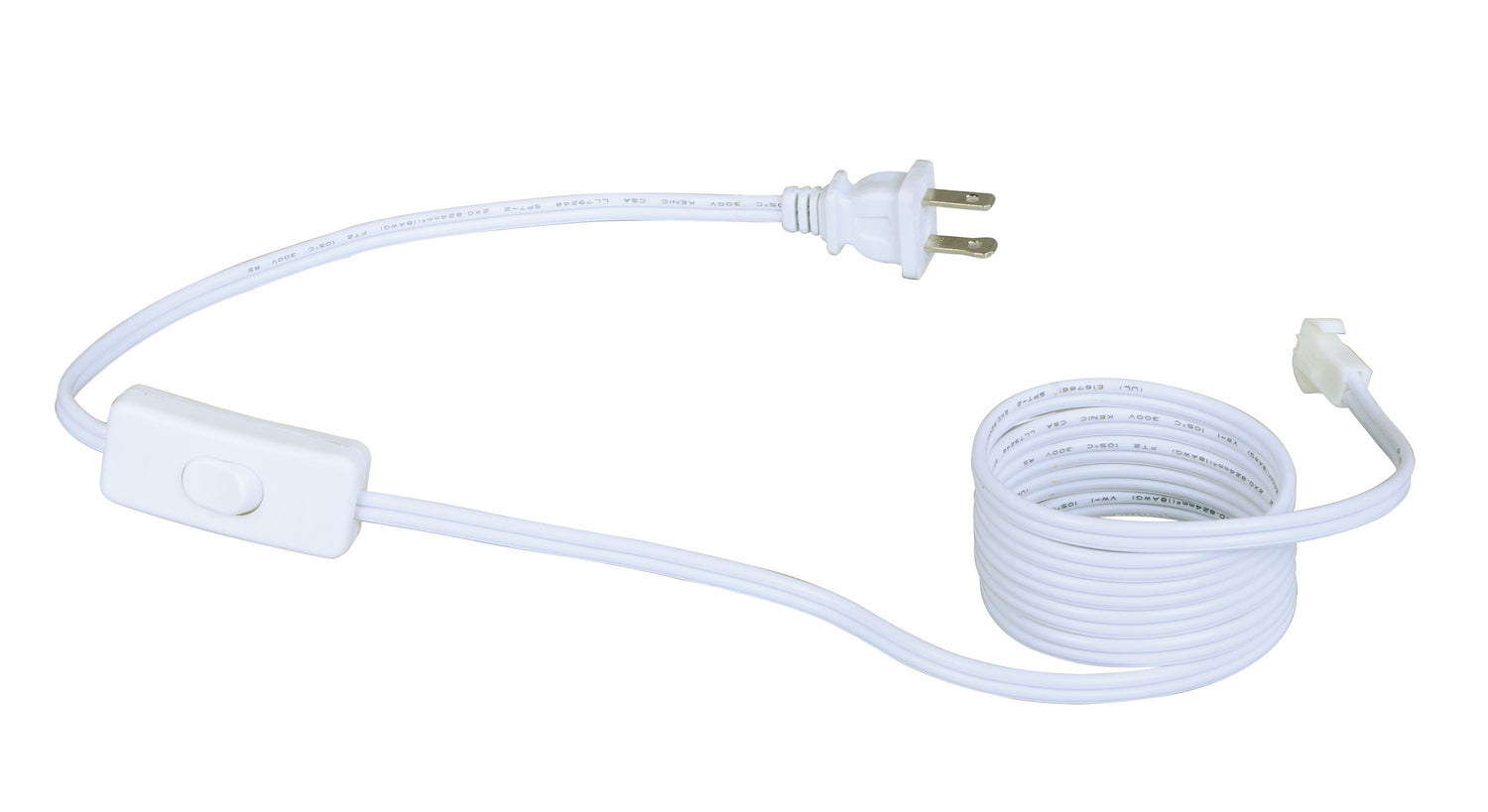 Cordon d'alimentation blanc Maxim Lighting 53885WT CounterMax MX-LD-AC