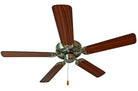 Maxim Lighting 89905SNWP Basic-Max Ceiling Fan in Satin Nickel / Walnut / Pecan