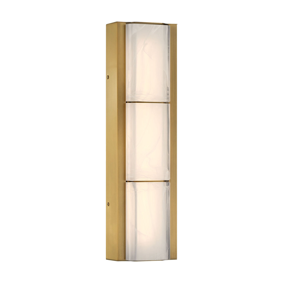 Eurofase 50174-010 Gibraltar LED Vanity in Antique Brass