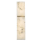 Fredrick Ramond FR41970LCB Alune LED Alabaster Sconce in Lacquered Brass