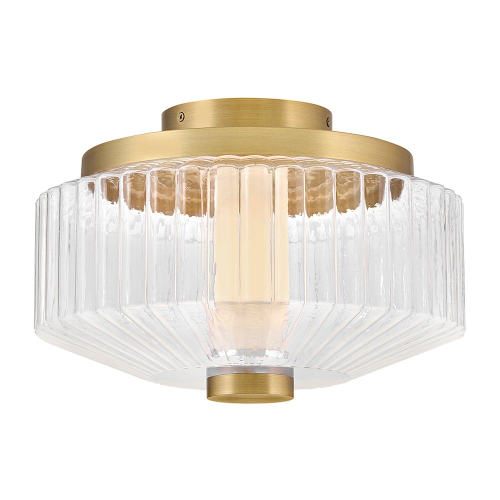 Fredrick Ramond FR41463LCB Reign LED Plafonnier en laiton laqué