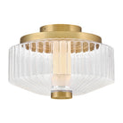 Fredrick Ramond FR41463LCB Reign LED Plafonnier en laiton laqué