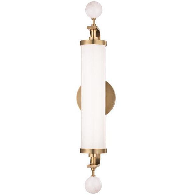 Montreal Lighting & Hardware - Royale LED Wall Sconce by Hudson Valley | Open Box - 2912-AGB-OB | Montreal Lighting & Hardware