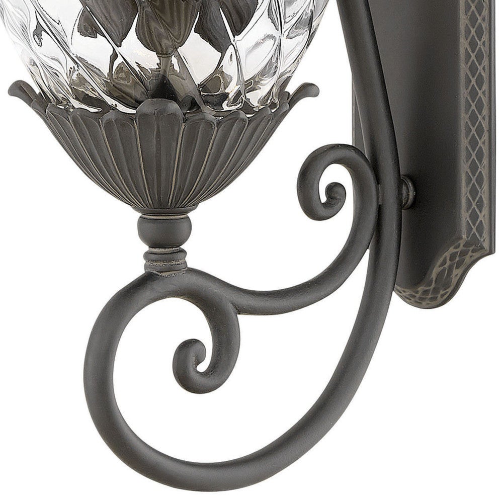 Lanterne murale Hinkley Lighting 2124MB Plantation, coloris Museum Black