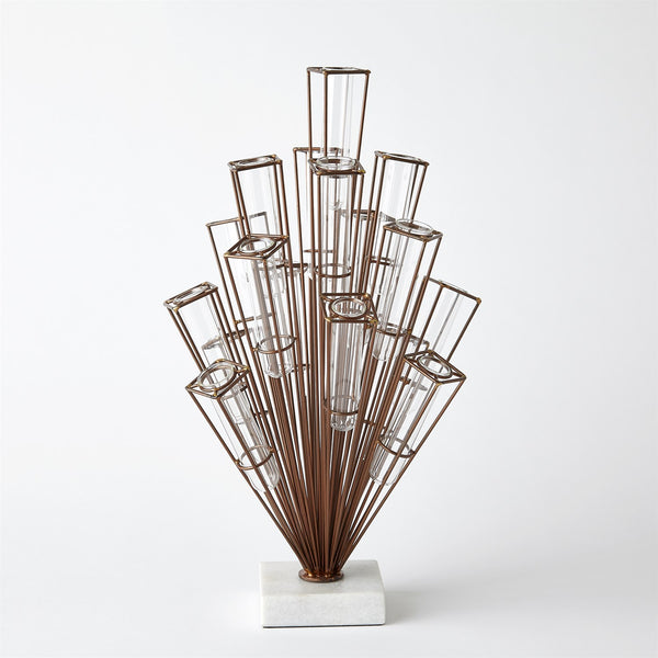 Sculpture de fleurs éclatantes