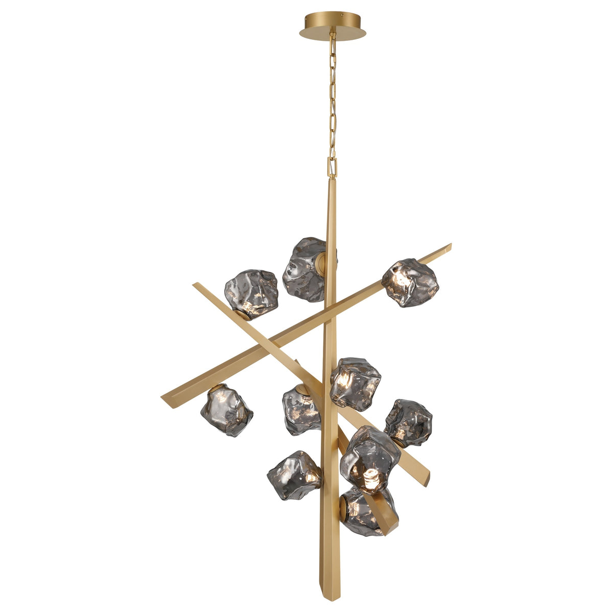 Eurofase 47235-014 Thorah LED Chandelier in Gold