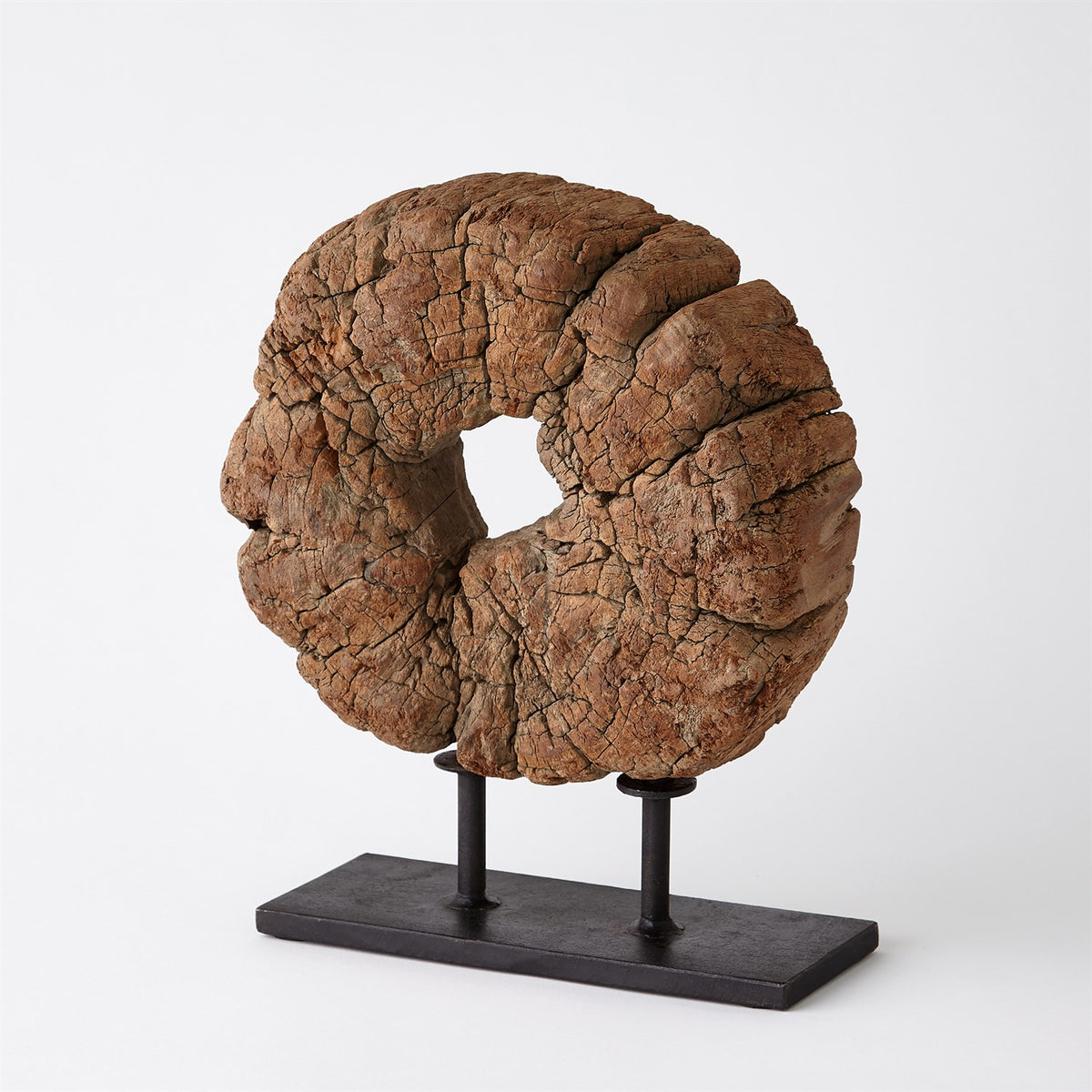 Wood Half Ukhli Wheel on Stand