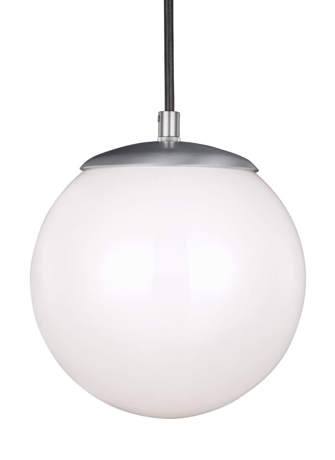 Visual Comfort Studio Canada - 6018-04 - One Light Pendant - Leo - Hanging Globe - Satin Aluminum