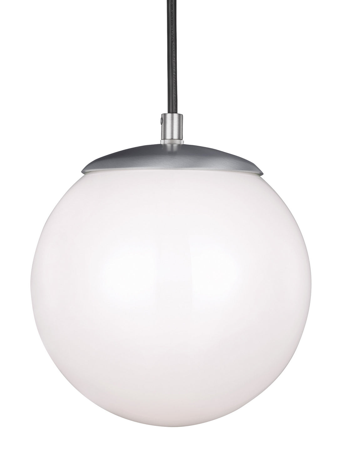 Visual Comfort Studio Canada - 6018EN3-04 - One Light Pendant - Leo - Hanging Globe - Satin Aluminum