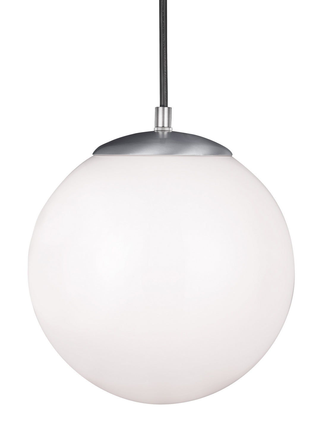 Visual Comfort Studio Canada - 6020EN3-04 - One Light Pendant - Leo - Hanging Globe - Satin Aluminum