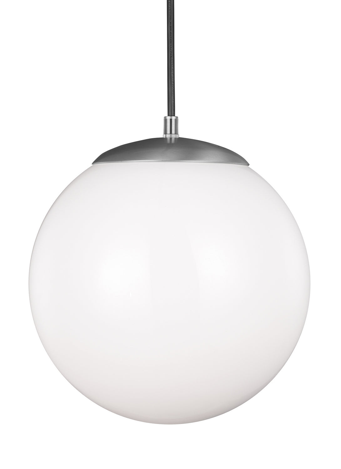 Visual Comfort Studio Canada - 6022-04 - One Light Pendant - Leo - Hanging Globe - Satin Aluminum