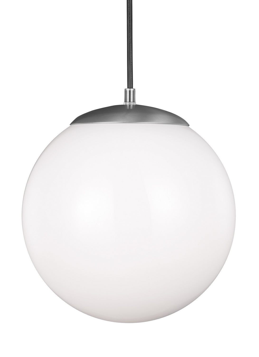 Visual Comfort Studio Canada - 6022EN3-04 - One Light Pendant - Leo - Hanging Globe - Satin Aluminum